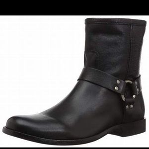Black Frye Philip harness short boot